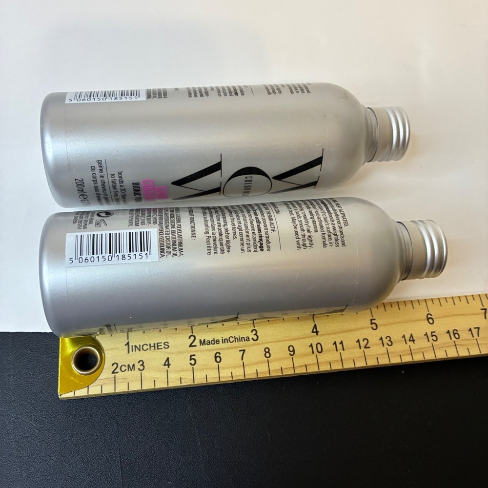 Wow Color Carb Cocktail Bionic Tonic Thickener Fine Hair 6.7oz 200ml New 2pk - Picture 5 of 14